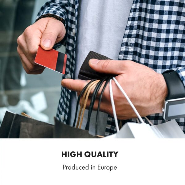 Slimpuro ZNAP Airtag Wallet, 12 kariet, priehradka na mince, 8,9 x 1,8 x 6,3 cm (Š x V x H), ochrana RFID - Image 3