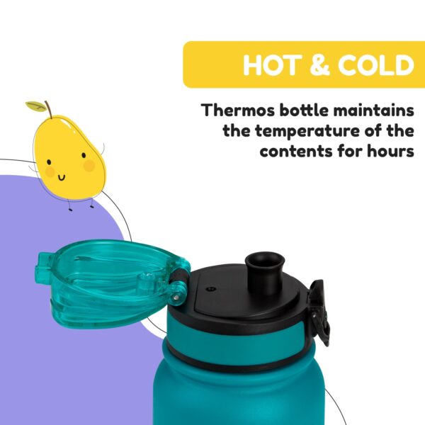Klarstein Wakaba termoska 550 ml z nehrdzavejúcej ocele Tritan BPA-Free - Image 2